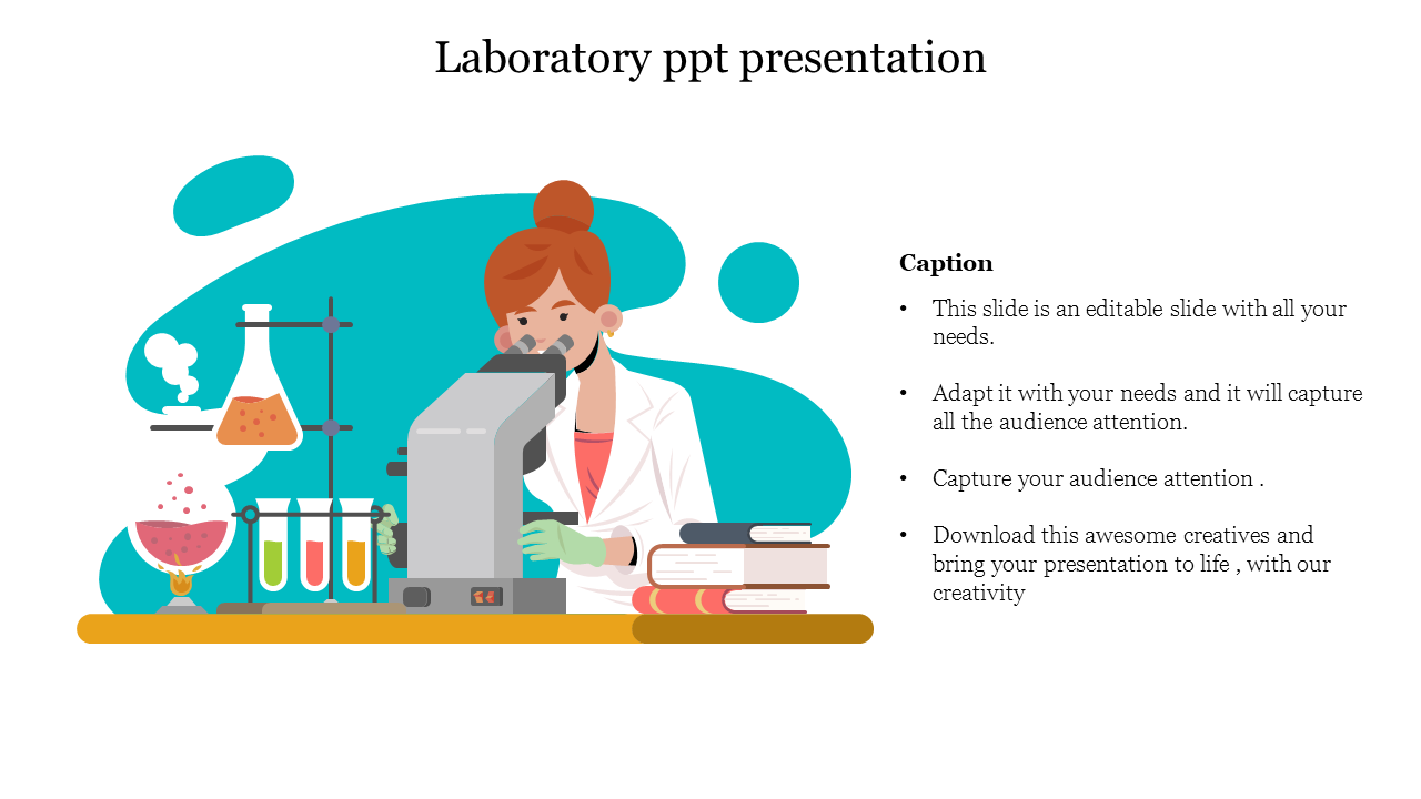 Creative Laboratory PPT Presentation Template Slide